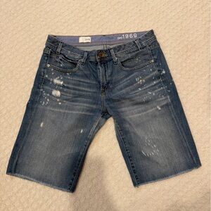 Women’s Distressed Denim Shorts